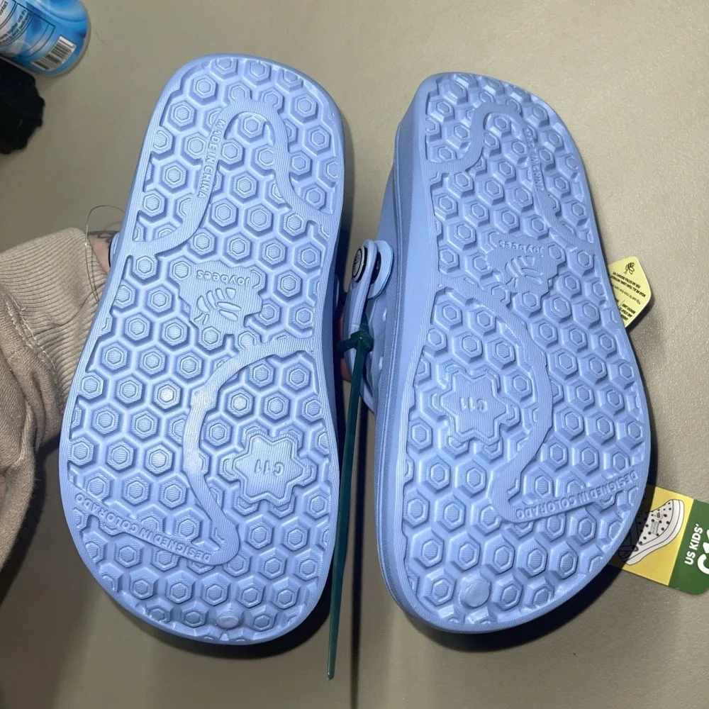 Joybees Clogs Size C11 Kids Outdoor Varsity Lined 0218